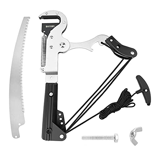 BAYTORY Extendable Tree Pruner Shears Head and Saw without Pole