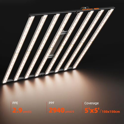 Spider Farmer SE1000W Commercial LED Grow Light 1000W, Osram Hyper‑Red - size: 5x5 Coverage-1000W