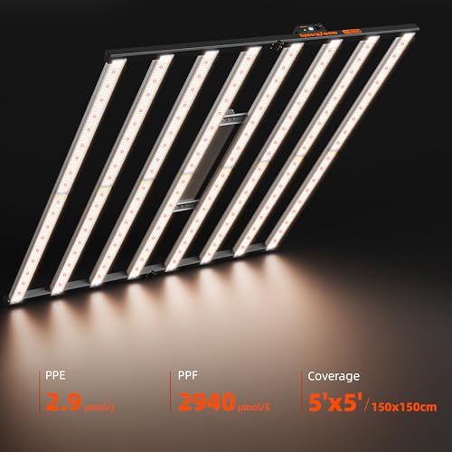 Spider Farmer SE1000W Commercial LED Grow Light 1000W, Osram Hyper‑Red - size: 5x5 Coverage-1000W