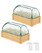 Garden Covers for Raised Beds, Greenhouse Humidity Domes, 2 Pack