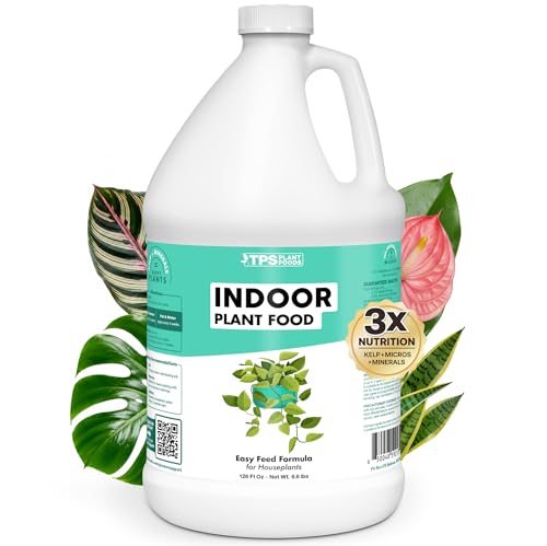 Indoor Plant Food, Complete Liquid Fertilizer for Houseplants, 1 Gallon - size: Gallon (128 oz)