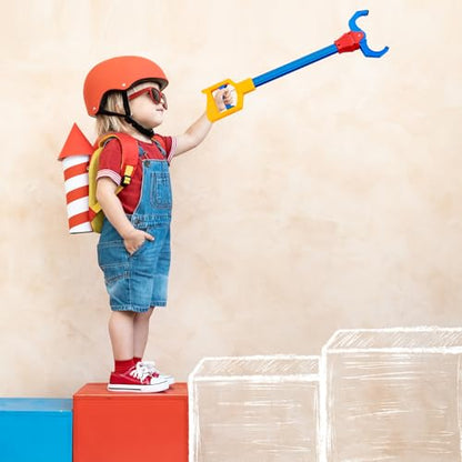 Lewtemi 4 Pcs 18 Inch Interactive Grabber Claw Toy for Kids,Red, Blue - color: Red, Blue