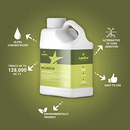 Liquid Lawn Aerator, Loosens and Conditions Compacted Soil, 1 Gal - size: 1 Gallon