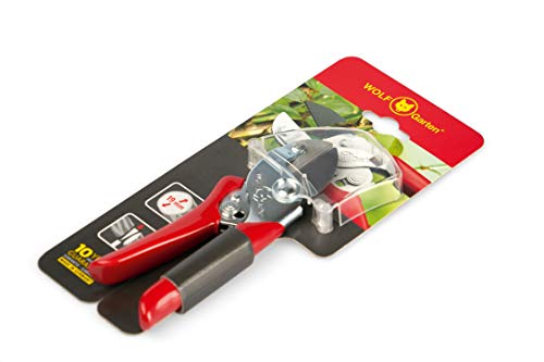 Wolf-Garten RSEN Anvil Secateurs, Red, 39.5x7.84x3 cm