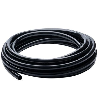 Black Vinyl Tubing 1/2” id - 10 Ft PVC Flexible Plastic Irrigation Hose - size: ID 1/2 INCH, style: 10 Feet