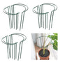 12 Pack 15.8 Inch High Plant Stake,Garden Plant Support,Half-Round Peony Cage Plant Ring Hoop - size: 9.5x15.8Inch-12Pack