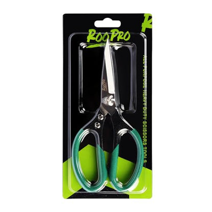 Utility Scissors All Purpose Heavy Duty 8.5 inch Sharp Blades - color: Green
