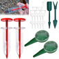 21 PCS Mini Seed Spreader, 5-Speed Sowing Seed Dispenser for Small Seeds, Manual Seedlings Dibber and Widger Set, Handheld Garden Seeds Planter Tool with Storage Box and Plant Labels