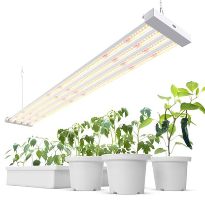 Barrina TX-L84 4FT LED Grow Light, 84W, 4 Panels Wider Coverage, High PPFD - color: GrowForce Spectrum, size: 4FT-1 Pack