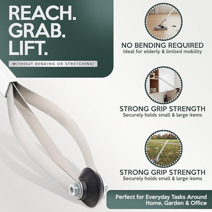 32" Grabber Reacher Tool for Seniors & Elderly – Heavy Duty Pickup
