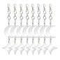 Keep Birds Away Mirror Disc, Hanging Reflector, 16 Moon-Star Discs - size: Moon Star