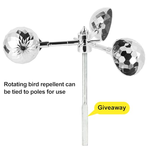 Bird Scare Reflective Device Bird reflectors to Keep Birds Away - color: Silver