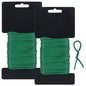 Tenn Well 2Pk 66ft 2.8mm Plant Ties Green Garden Wire for Climbing Plants - color: Green, size: 2.8mm