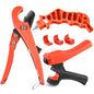 Drip Irrigation Tubing Cutter Hole Punch Tool for PE Pipe 16 20mm, Orange - color: Orange
