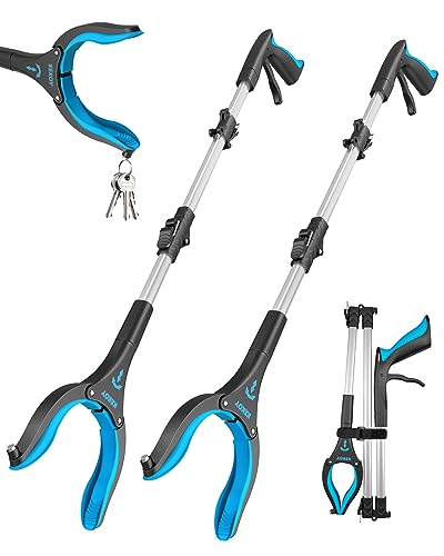 KEKOY 40 Inch Grabber Reacher Tool, 2 Pack, Foldable Pickup Tool - size: 40 Inch of 2 Pack
