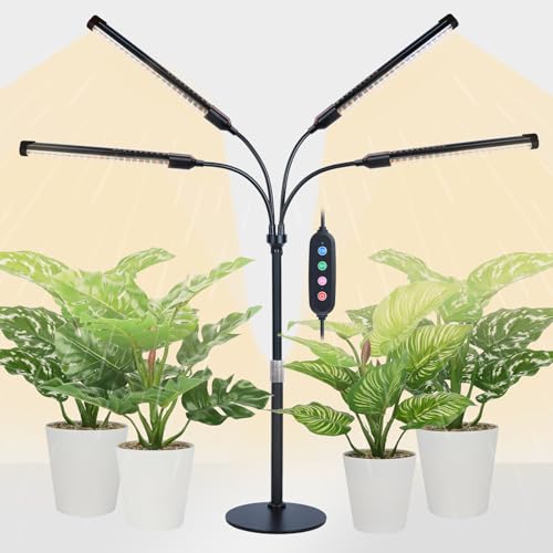 4Head Tabletop Grow Light for Bonsai, Cactus, Succulents - size: 4Head Tabletop(36W)
