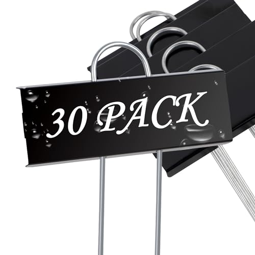 FORUP Metal Plant Labels, 30 Pack Garden Label Markers, Weatherproof Garden Stake Tags, Reusable Planting Gardening Markers, Black - color: Black 30-pack