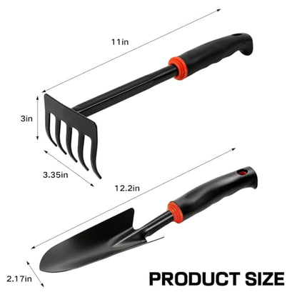Garden Shovel, Garden Trowel,Spade Shovel Hand Rake Gardening Tools,Digging