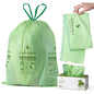 SUPERBIO 13 Gallon Compostable Drawstring Kitchen Waste Bag, 30 Count - style: 13 gallon,30 count