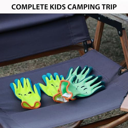 Kids Gardening Gloves for Ages 2-12 Toddlers, Youth, Girls, Boys, Children Garden Gloves for Yard Work (Size 4 for 7, 8 Year Old) - size: Size 4 (Pack of 2)