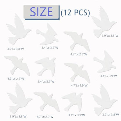 UV Reflective Anti Collision Window Bird Stickers Decals Glass Door Protect and Save Bird Strikes (Transparent, Reusable) - color: Transparent Uv Reflective