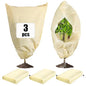 Plant Covers Freeze Protection, (31.5"x47.3") with Drawstring Plant Covers, Heavy Duty 2.82 oz/yd² Frost Blankets for Patio Winterizing Shrubs Trees (3 Pack