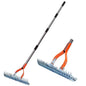 Walensee 15-Inch Thatch Rake for Lawn, 19-Tine Dethatcher, 70-Inch Handle