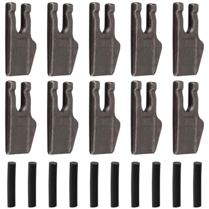 10 Pack Auger Teeth 35 Size Hard Face, Outer Rim Tooth