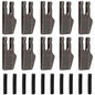 10 Pack Auger Teeth 35 Size Hard Face, Outer Rim Tooth