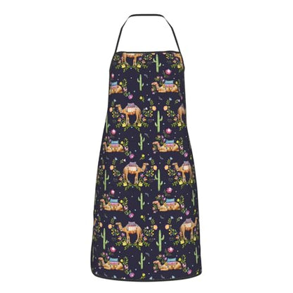 Waterproof Apron with Pockets - color: Purple