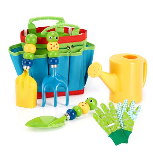 FITNATE Kids Garden Tools Set,6 PCS - color: Caterpillar