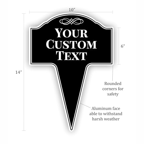 Personalized Aluminum Yard Stake Sign 10x14