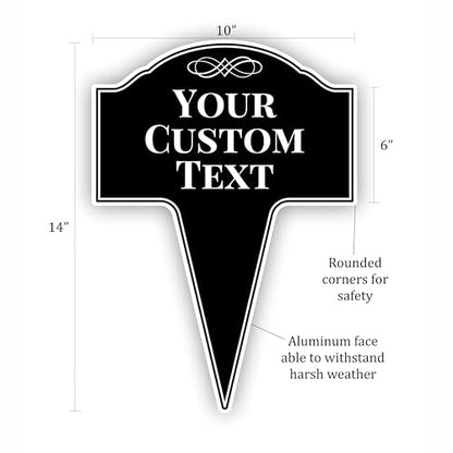 Personalized Aluminum Yard Stake Sign 10x14