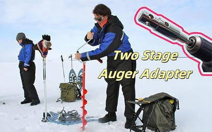 Two Stage Auger Adapter Ice Auger Kit