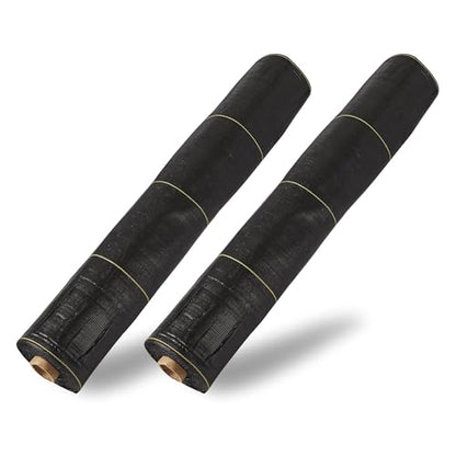 Dewitt Sunbelt Heavy-Duty Weed Barrier Fabric 3.2 oz, 3 x 300 Feet, 2-Pack - size: 2 Pack, style: 3' x 300'