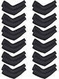 Bememo 12 Pairs UV Arm Sleeves Cooling Cover for Women Men - color: Black
