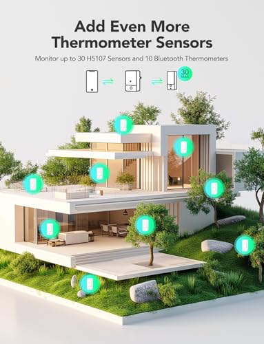 GoveeLife Outdoor Temperature and Humidity Sensor H5107 Replacement Kit - style: 1 Sensor