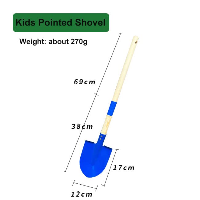 Mini Garden Tools- Kids Gardening & Lawn Care Hand Tools/Small Patio, Lawn & Garden Tools Set (Pointed Shovel)