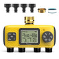 4 Zone Water Timer for Garden Hose, 4 Outlets Sprinkler Timer Kit