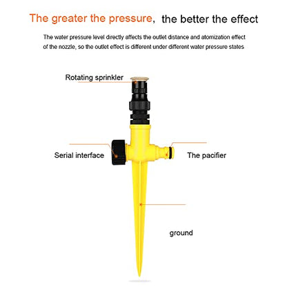 360° Rotation Auto Irrigation System Garden Lawn Sprinkler Patio - color: 1 PCS