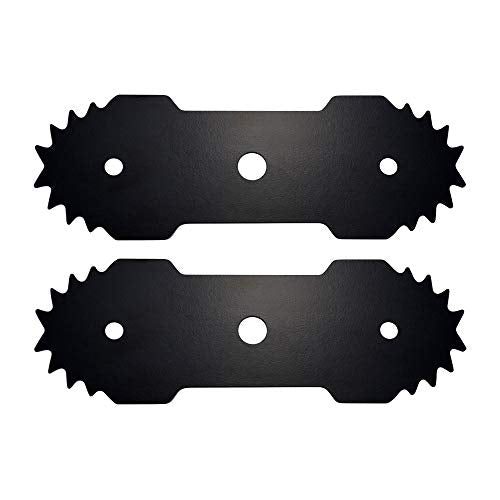 Karbay 7.5-Inch Dual Edger Replacement Lawn Edger Blade 29182 Compatible with Greenworks 27032 Electric Edger - 2 Pack