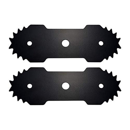 Karbay 7.5-Inch Dual Edger Replacement Lawn Edger Blade 29182 Compatible with Greenworks 27032 Electric Edger - 2 Pack