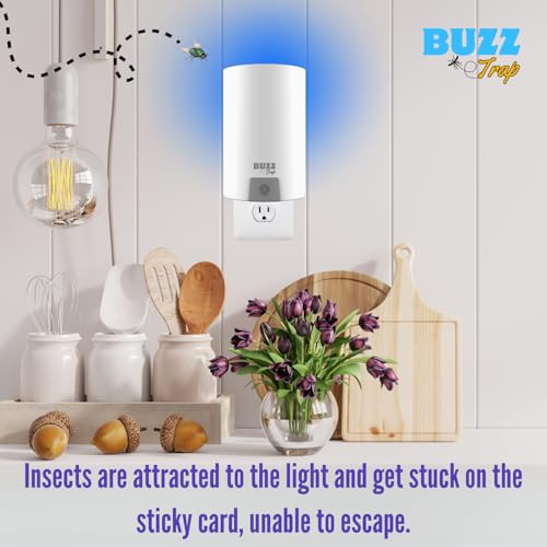 Indoor Flying Insect Trap, Plug-in Bug Light, 2 Devices + 13 Refills - style: 2 Device + 13 REFILLS