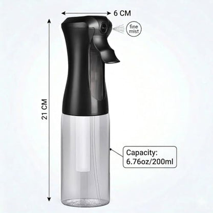 VIGOR PATH 200ml Continuous Mist Spray Bottle for Hair Plants and Skin Care - color: Variety Pack of 2