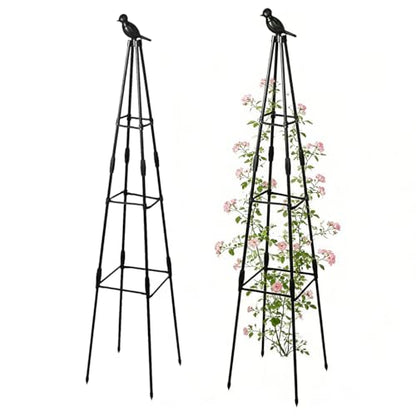 Garden Trellis, 47” Plant Trellis for Climbing Plant, 1 Pack Plant Support