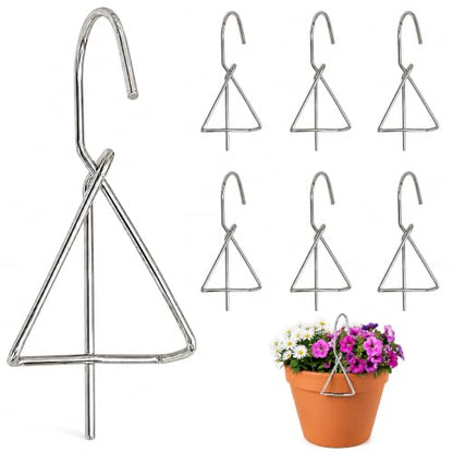 6 Packs Terracotta Pots Hanger Hooks,Thick Stainless Steel Plant Hanger