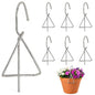 6 Packs Terracotta Pots Hanger Hooks,Thick Stainless Steel Plant Hanger