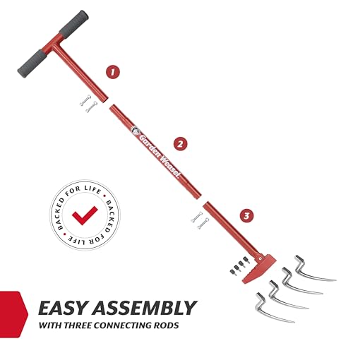 Garden Weasel Claw Pro 3-in-1 Hand Cultivator Tiller Weeder Soil Loosener - style: Cultivator - New Model