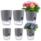 Aulock 6 pcs Self Watering Plant Pots for African Violet, 4.1/3.2 in