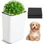 Jingmore Dog Poop Trash Can Outside 3.96 Gal/15 L, White - color: White, size: 3.96 Gal/ 15 L